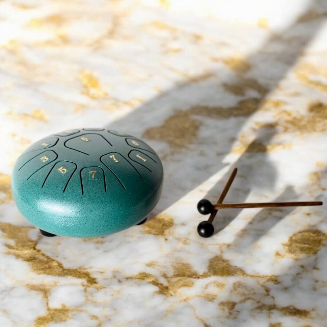 Türkise Zungentrommel – für meditative Klänge und Entspannung