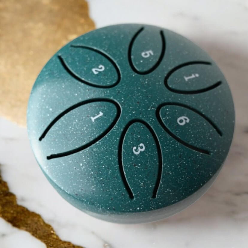 Kleine Zungentrommel in Blau – beruhigende Töne für Körper und Geist