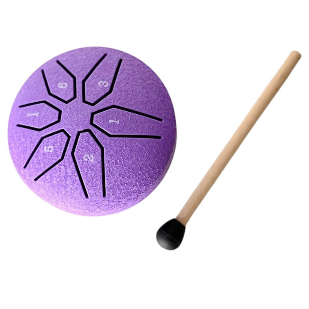 Kleine Zungentrommel in Lila – beruhigende Töne für Körper und Geist