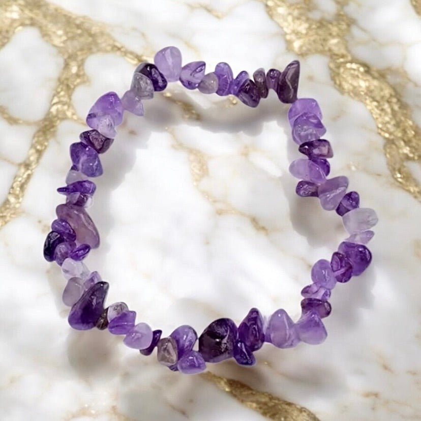 Amethyst Splitterarmband - CrystalScents