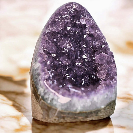 Funkelnde Amethystdruse – Strahlendes Naturwunder