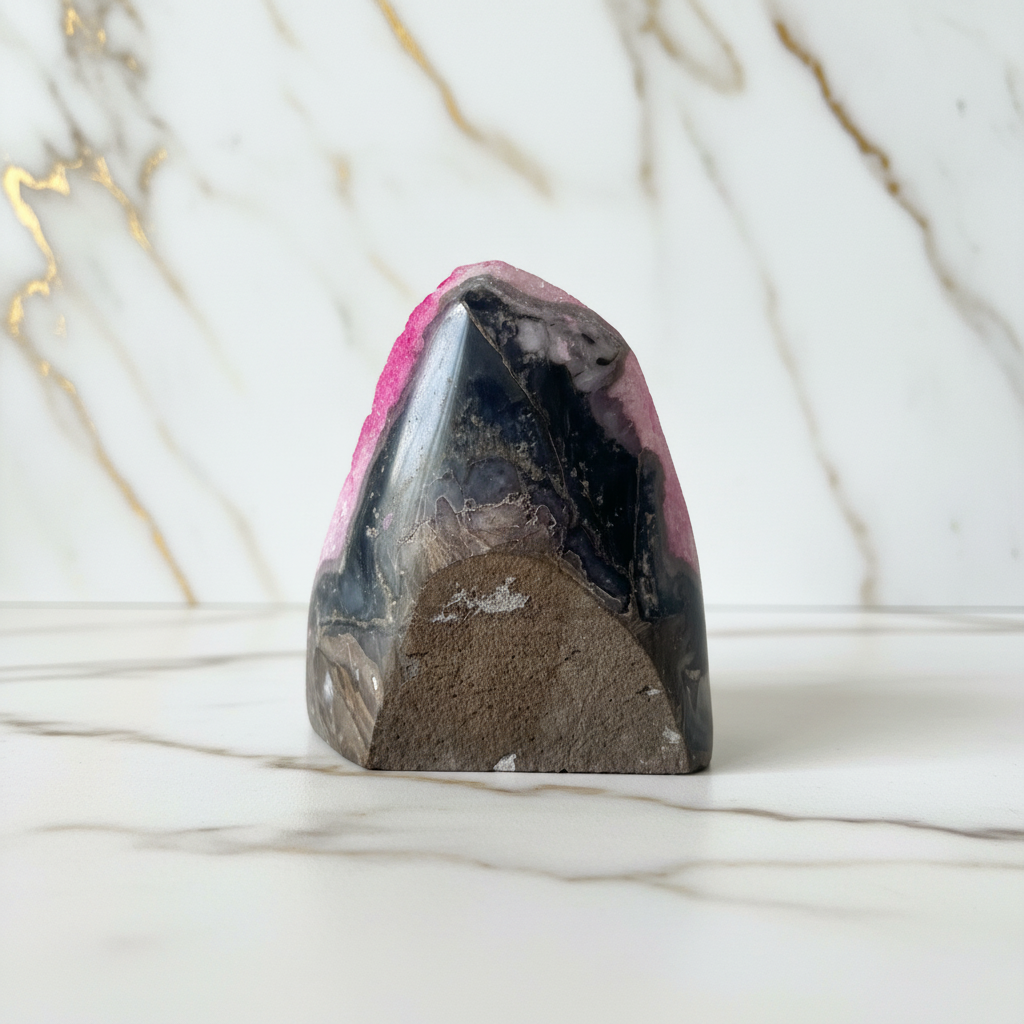 Amethystdruse – Pinker Dekorationsakzent CrystalScents