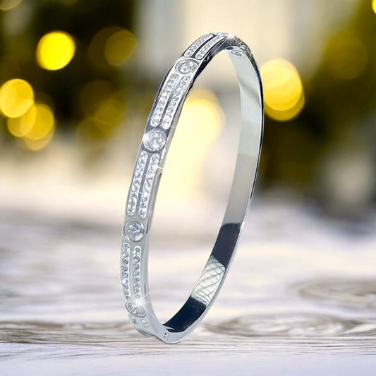 Armband mit funkelnden Zirkonia Silber - CrystalScents