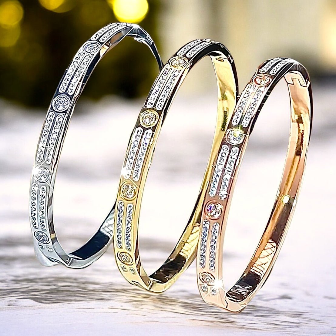 Armband mit funkelnden Zirkonia Silber - CrystalScents