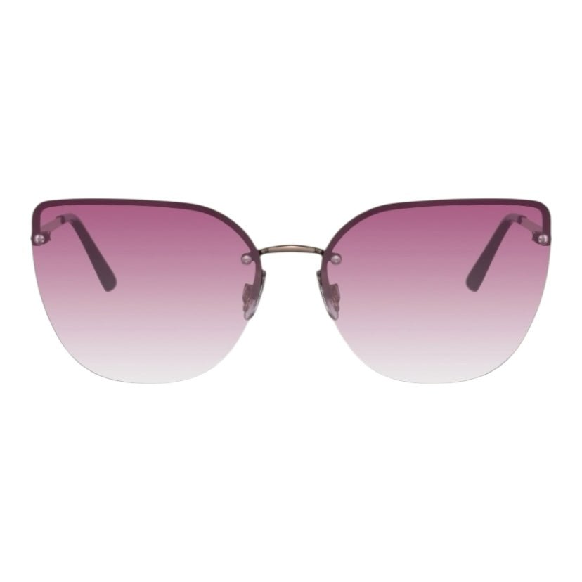 Auffällige Cateye Sonnenbrille in pink - CrystalScents