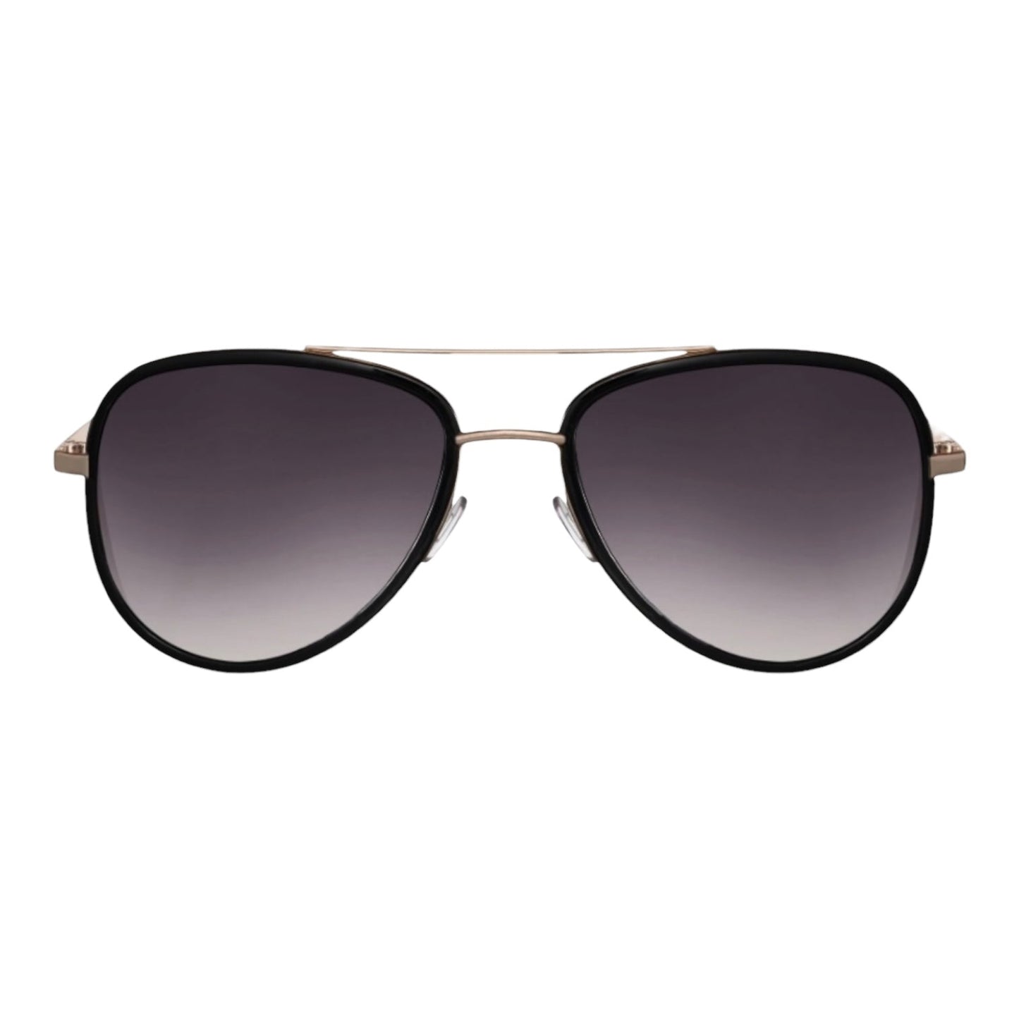 Auffällige schwarze Sonnenbrille mit Steg - CrystalScents