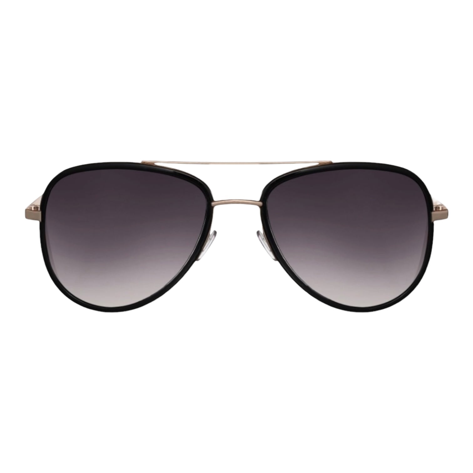Auffällige schwarze Sonnenbrille mit Steg - CrystalScents