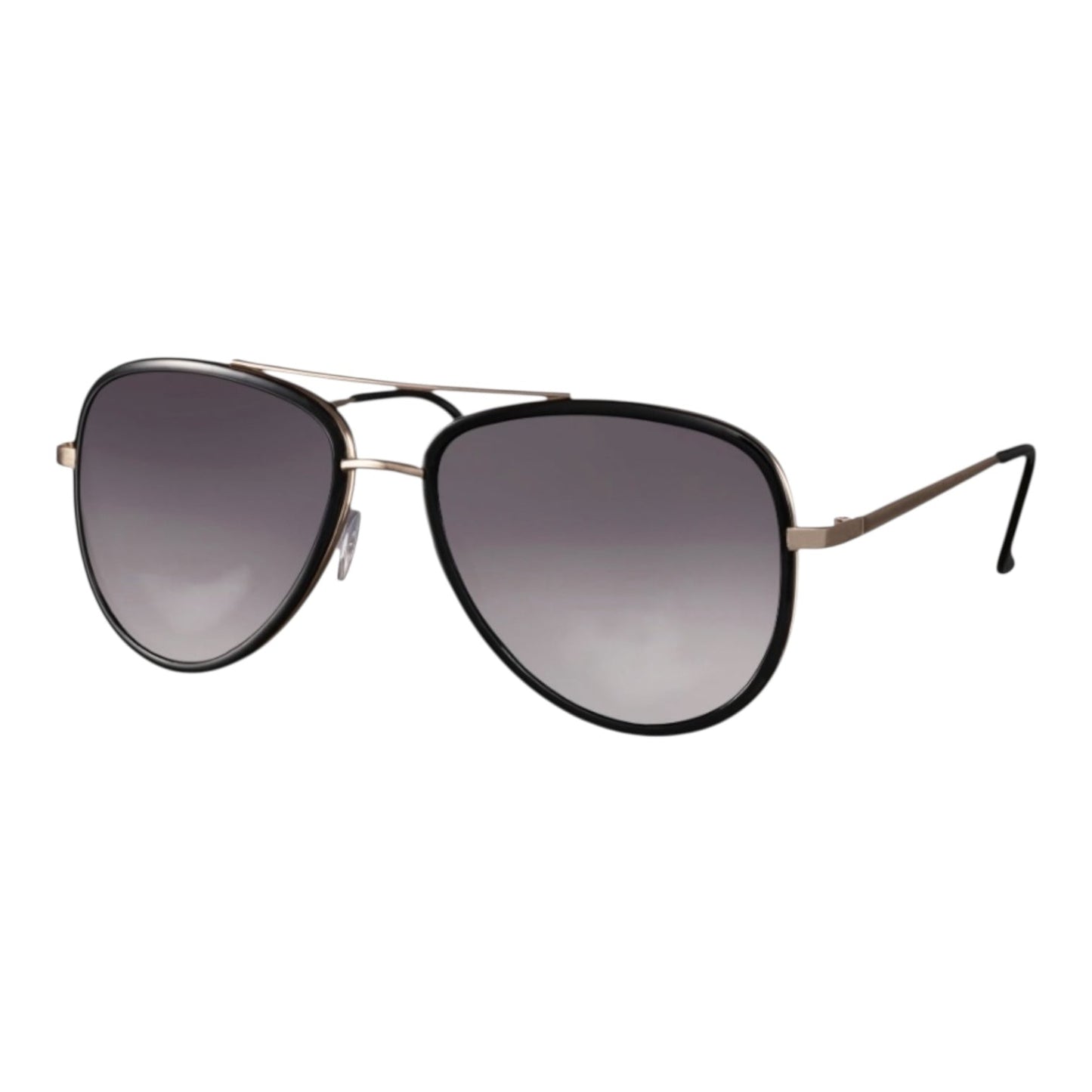 Auffällige schwarze Sonnenbrille mit Steg - CrystalScents