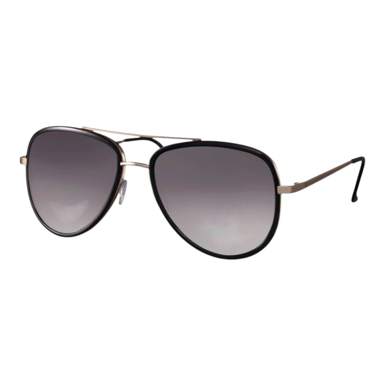 Auffällige schwarze Sonnenbrille mit Steg - CrystalScents
