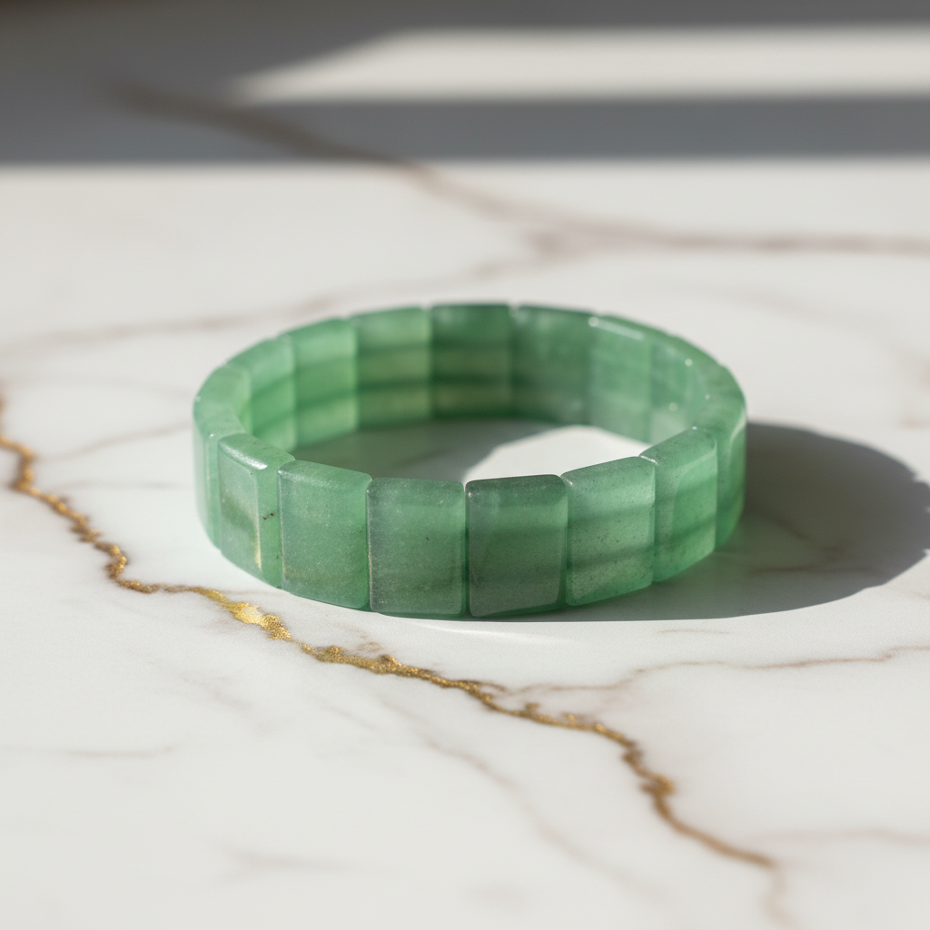 Aventurin Armband Winkelansicht