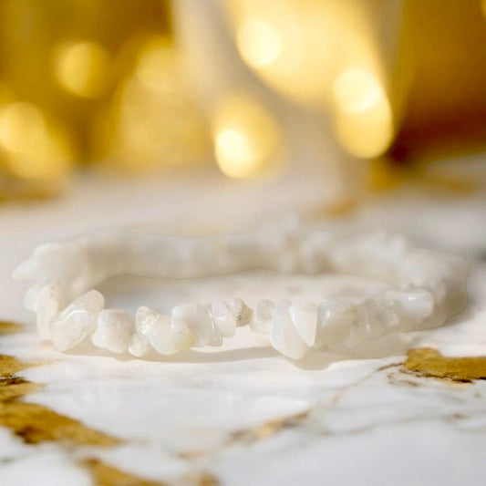 Bergkristall Splitterarmband - CrystalScents