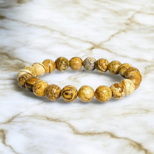 Bilder Jaspis Kugelarmband - CrystalScents