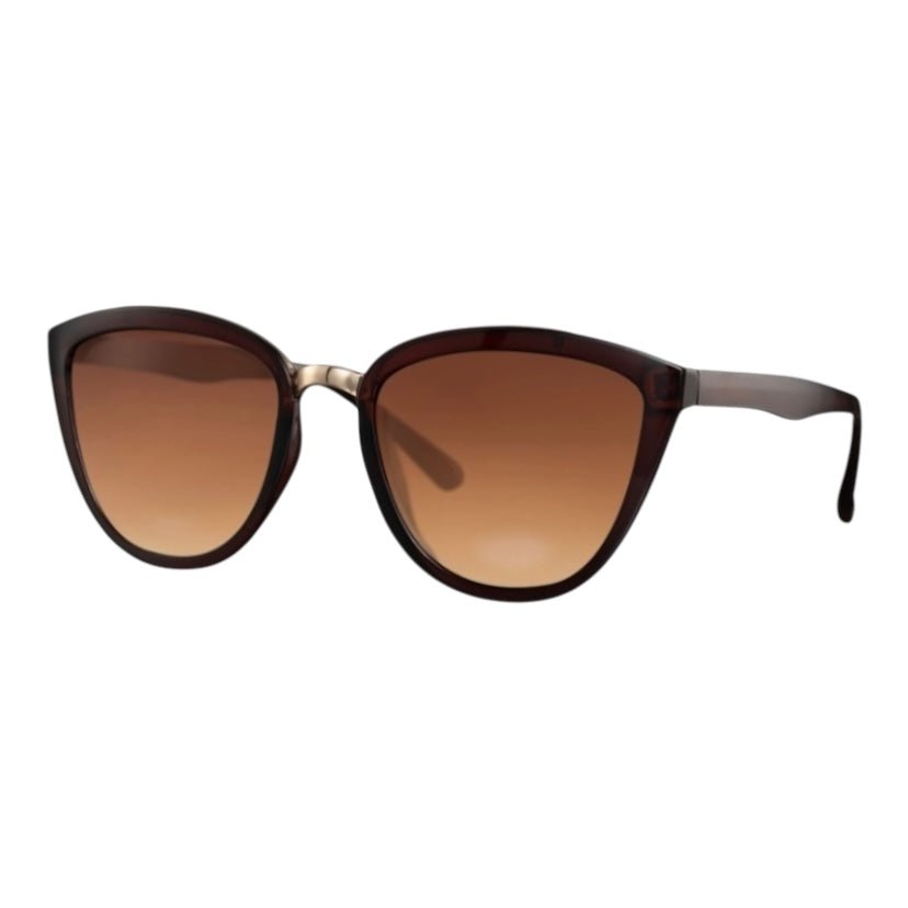 Braune Sonnenbrille Cateye - CrystalScents