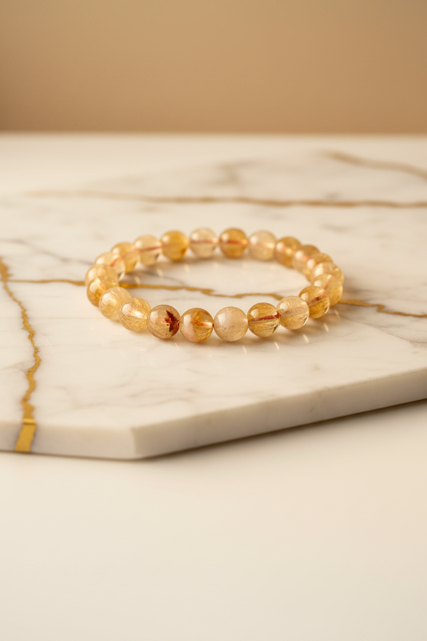 Citrin Armband realistisch