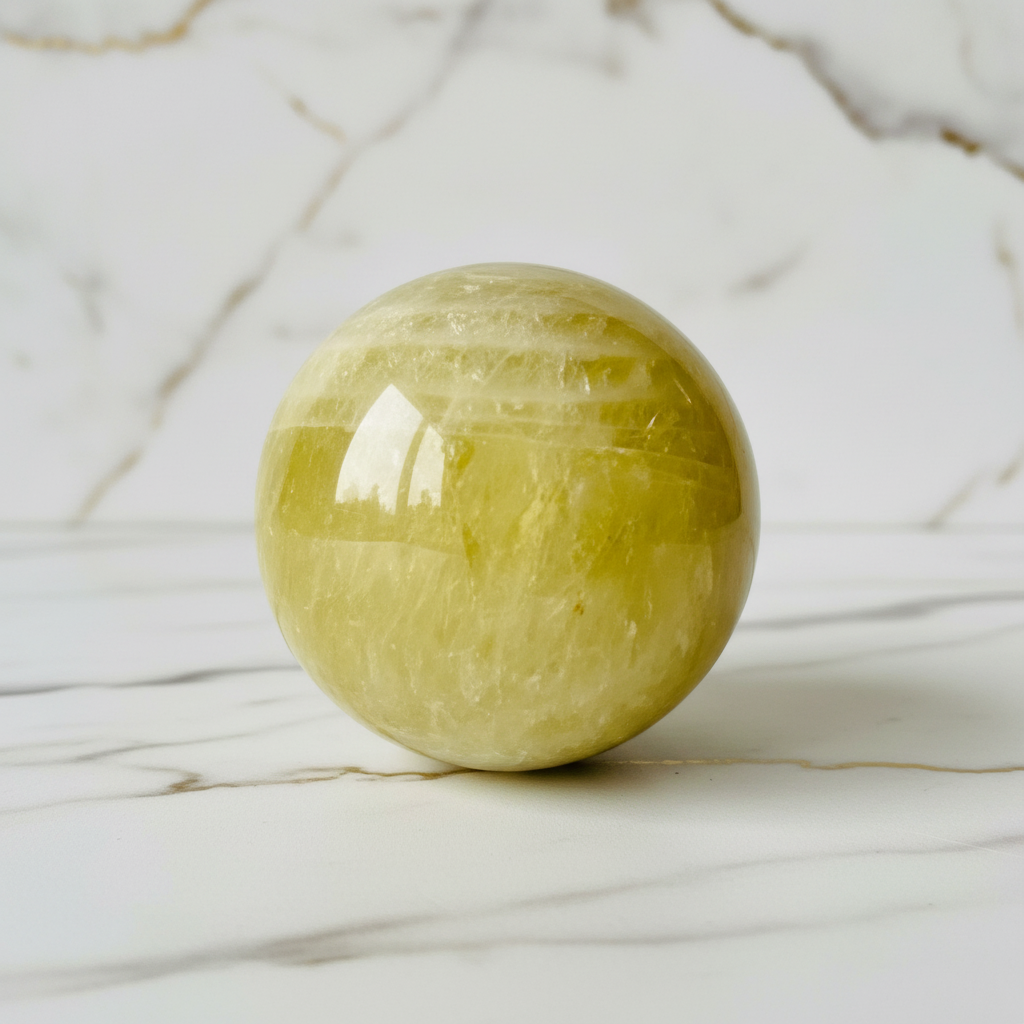 Citrin Kugel Marmor 4