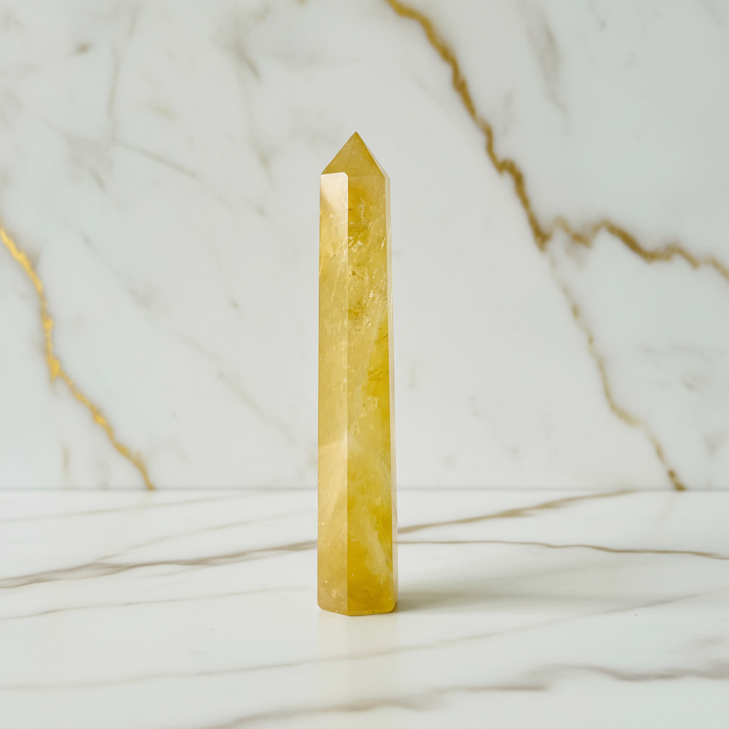 Citrin Obelisk Marmor 2