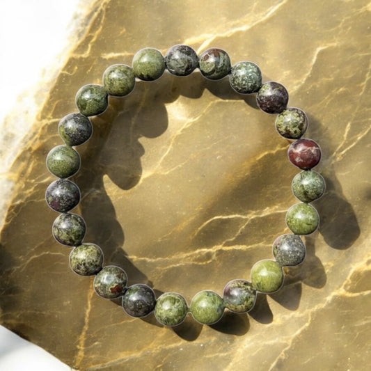 Drachenblut Jaspis Kugelarmband - CrystalScents