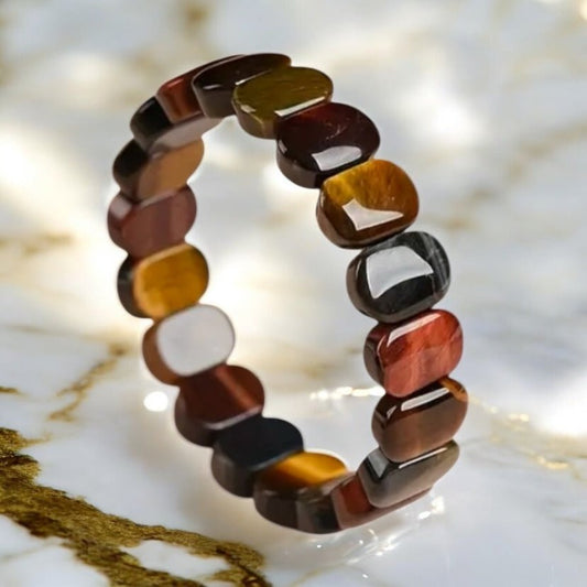 Dreifarbiges Tigerauge Armband - CrystalScents