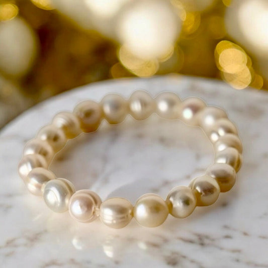 Echtes Perlenarmband - CrystalScents