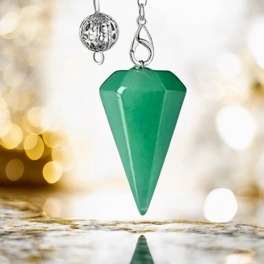 Edelstein Pendel; Aventurin - CrystalScents