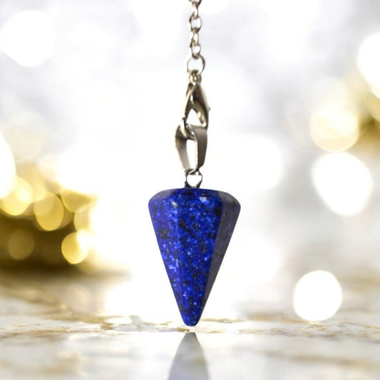 Edelstein Pendel; Lapislazuli - CrystalScents