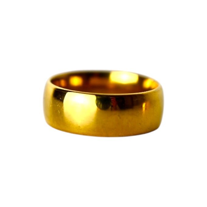 Einfacher goldener Ring - CrystalScents