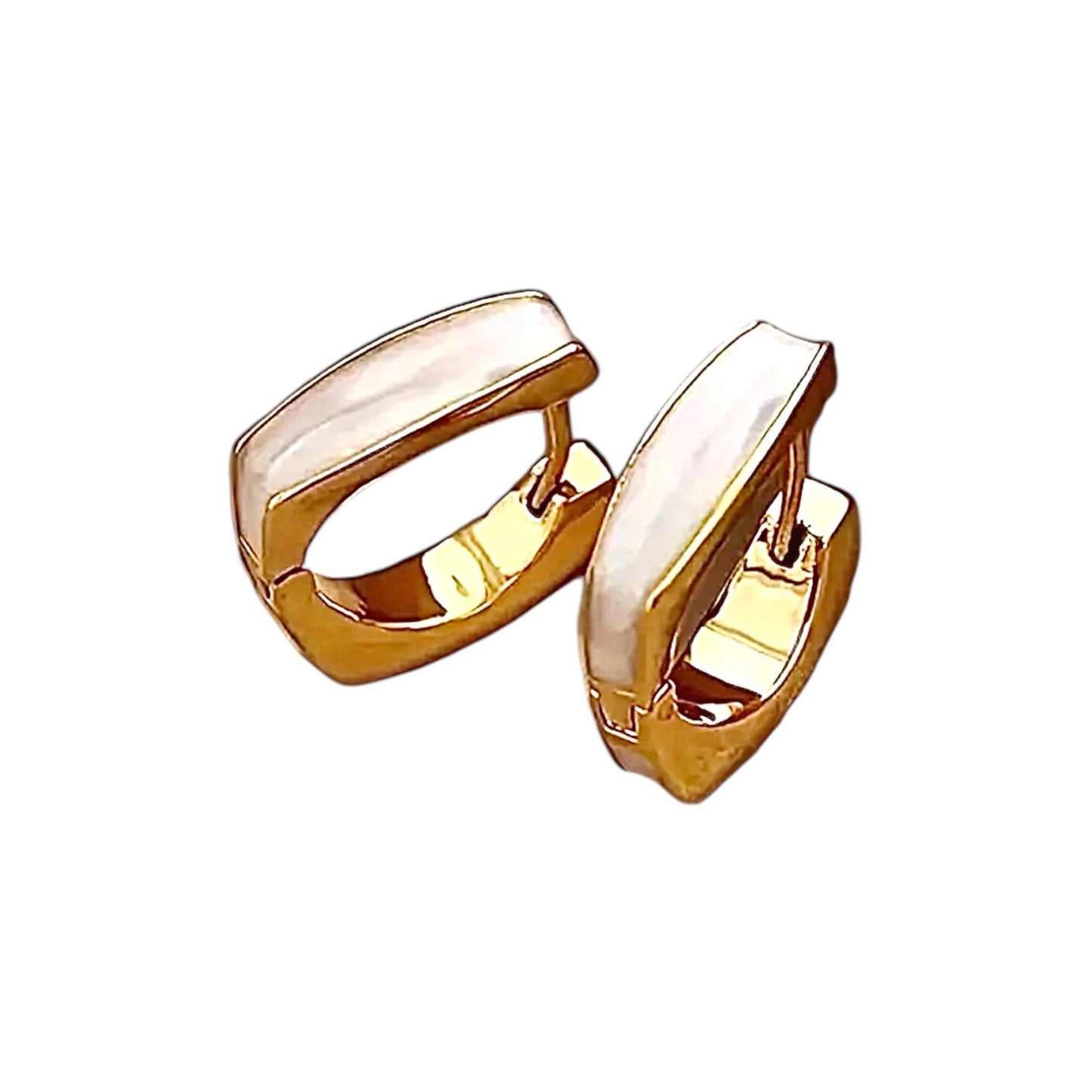 Elegante goldene Kreolen - CrystalScents
