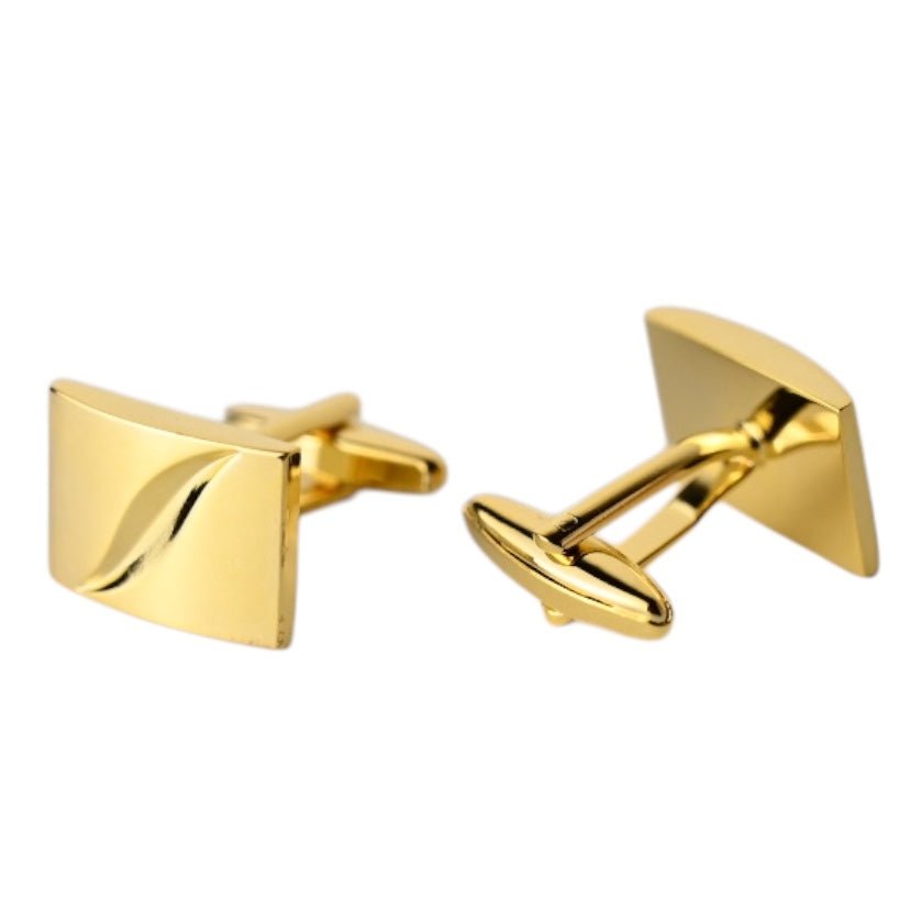 Elegante goldene Manschettenknöpfe - CrystalScents