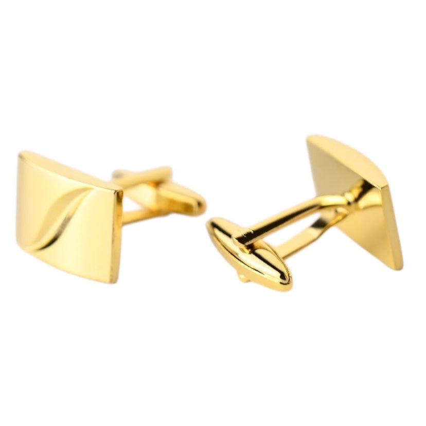 Elegante goldene Manschettenknöpfe - CrystalScents