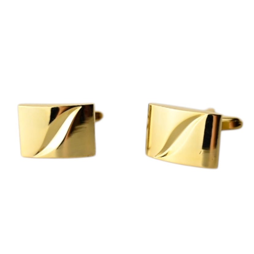 Elegante goldene Manschettenknöpfe - CrystalScents