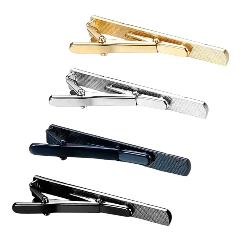Elegante Krawattenklammer Gold - CrystalScents
