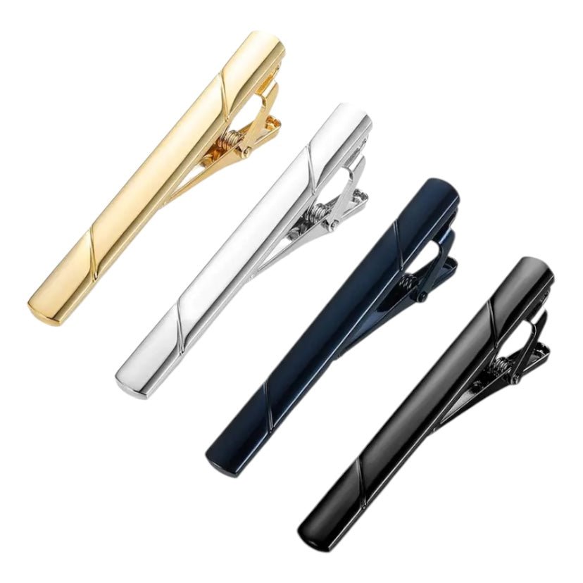 Elegante Krawattenklammer Gold - CrystalScents