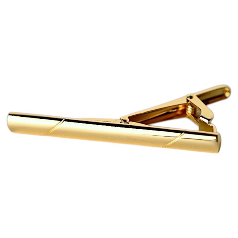 Elegante Krawattenklammer Gold - CrystalScents