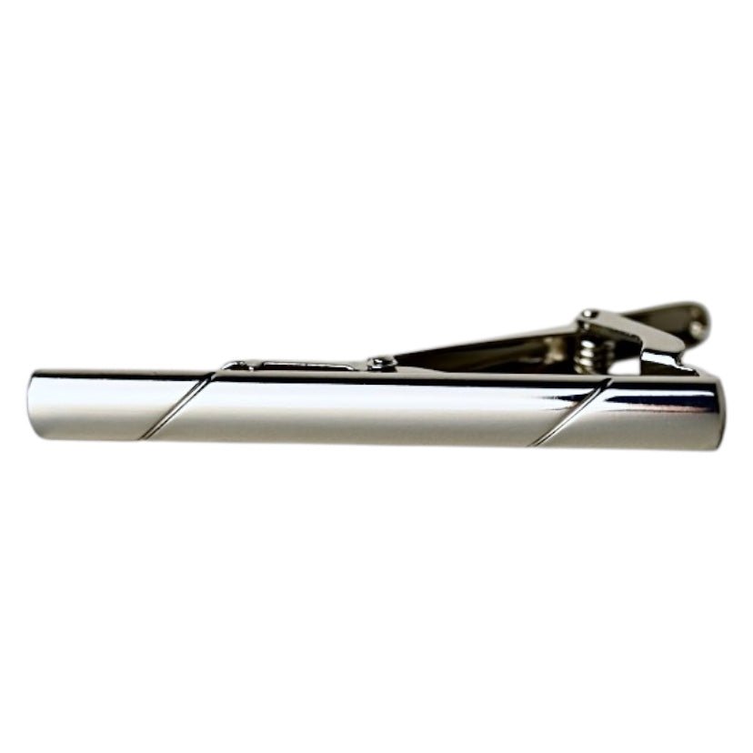 Elegante Krawattenklammer Silber - CrystalScents