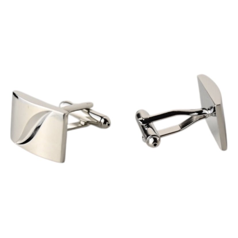 Elegante silberne Manschettenknöpfe - CrystalScents