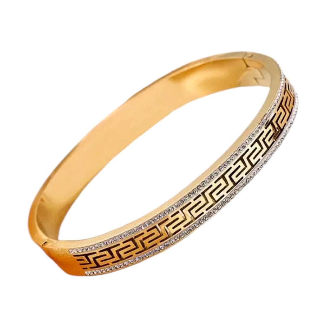 Elegantes funkelndes Armband; Gold - CrystalScents