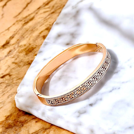 Elegantes funkelndes Armband; Roségold - CrystalScents