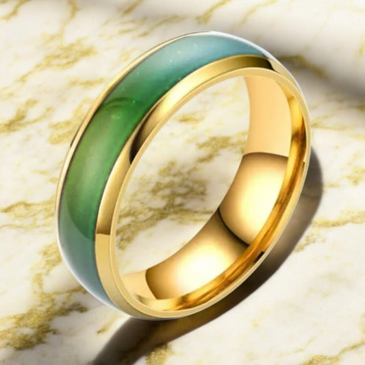 Emotionsring Gold - CrystalScents