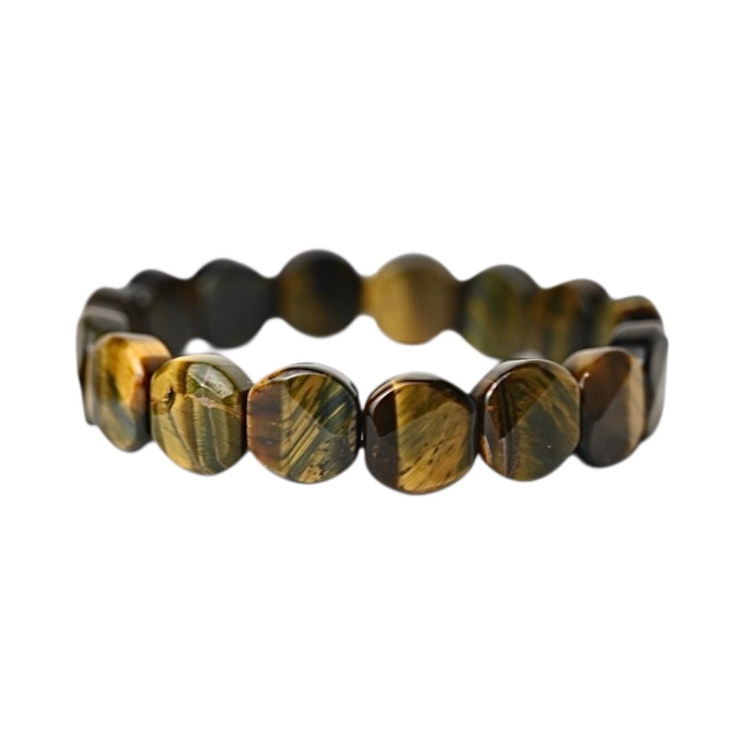 Facettiertes Tigerauge Armband - CrystalScents