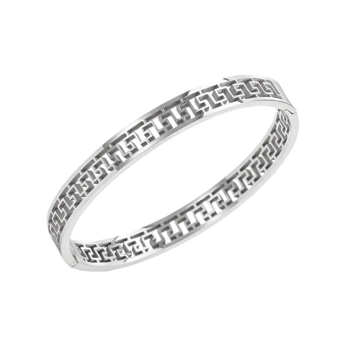 Gemustertes Armband Silber - CrystalScents