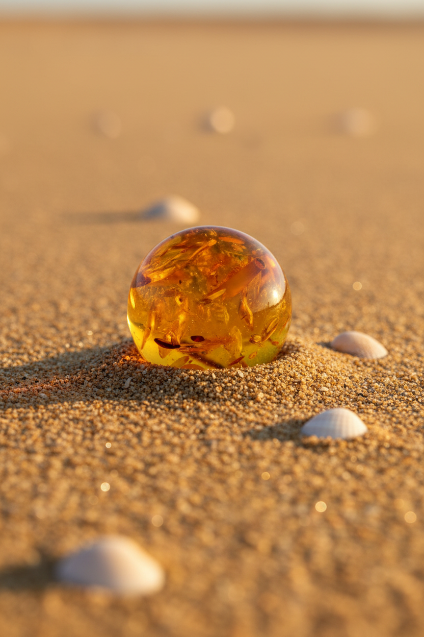 Goldene Bernstein Sand