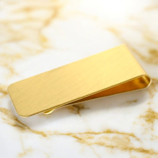 Goldene Geldklammer - CrystalScents