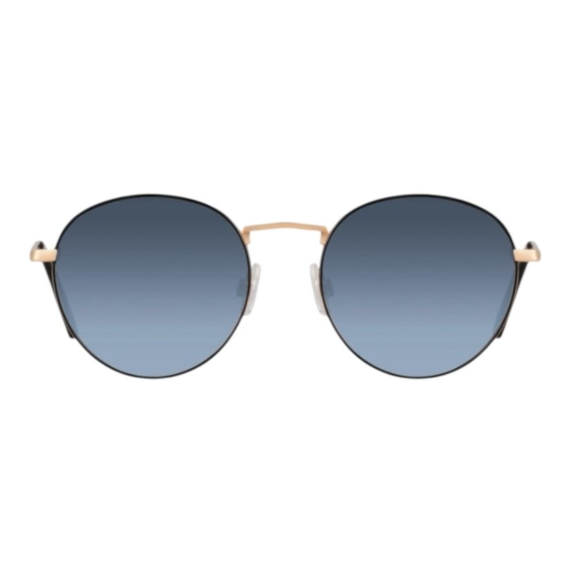 Goldene Sonnenbrille mit blauem Verlauf - CrystalScents