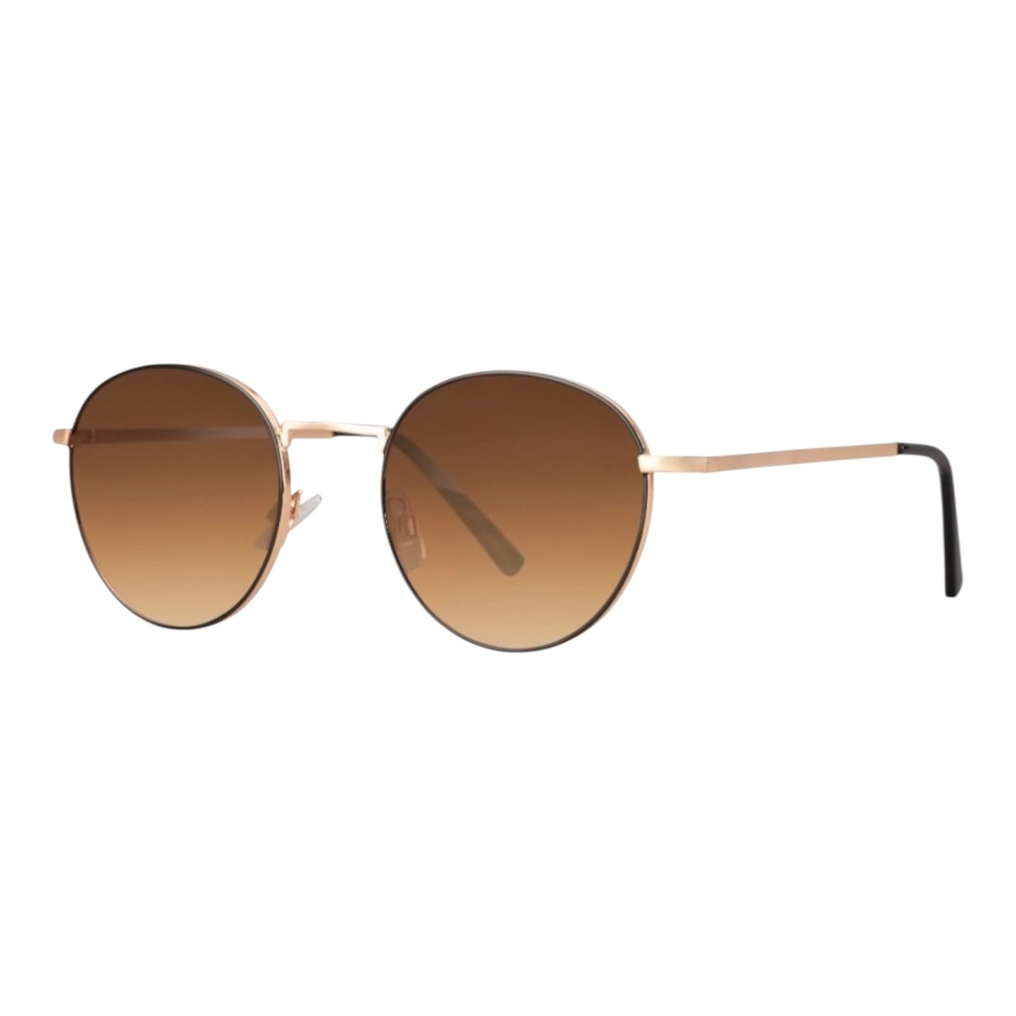 Goldene Sonnenbrille mit braunem Verlauf - CrystalScents