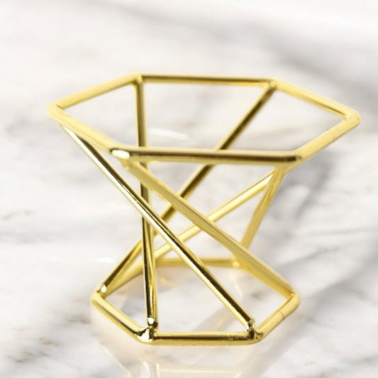 Goldener Kugelständer 2 in 1 - CrystalScents