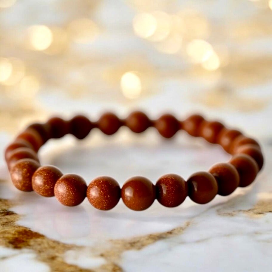 Goldfluss Kugelarmband - CrystalScents