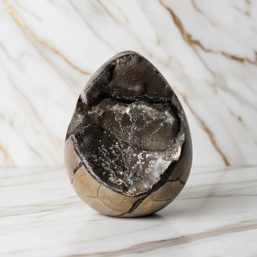 Großes Septarian Ei Marmor 4