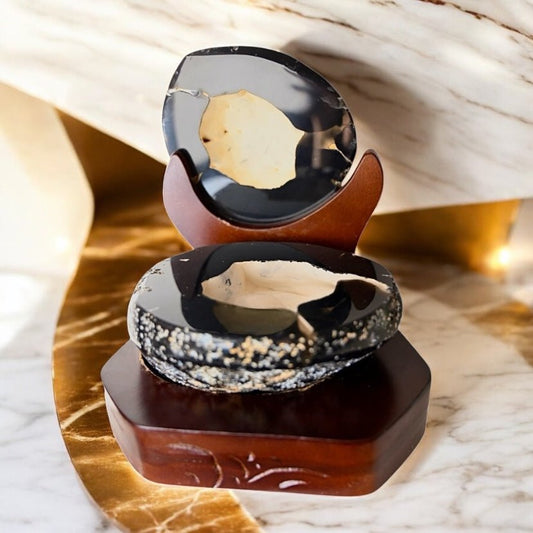 Große Achat - Truhe mit Ständer - CrystalScents