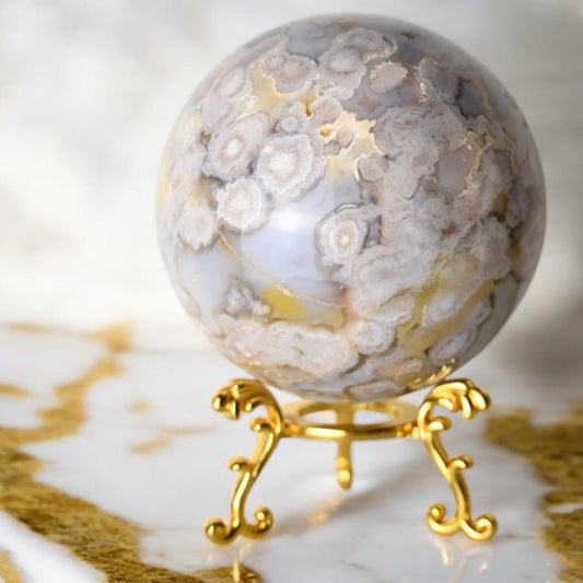 Große Kirschblüten - Achat Kugel - CrystalScents