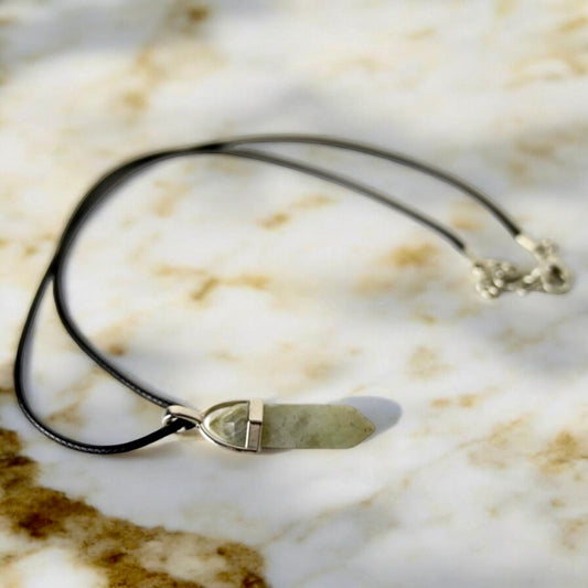 Halskette mit Doppelender Mondstein - CrystalScents